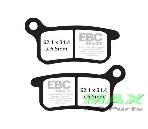 EBC Disc pad set FA357TT KTM SX85 SX65