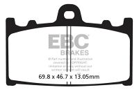 EBC Disc pad *REAR* FA366TT VL1500