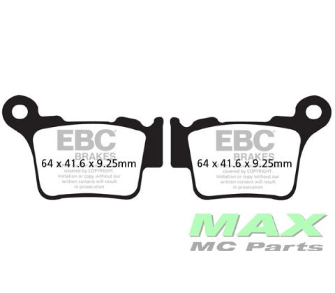 EBC MXS Sintered *REAR FA368MXS TOP RACE