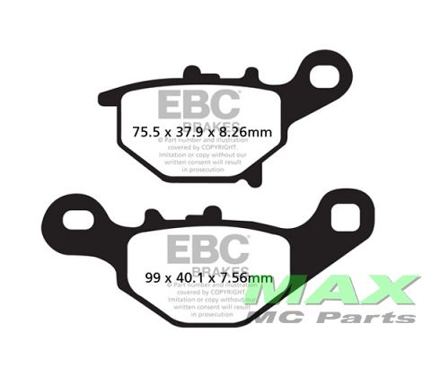 EBC Disc pad set MX REAR FA401R RM85