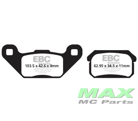 EBC Disc pad set FA431R