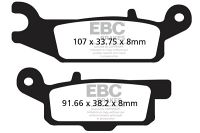 EBC Disc pad set FA444R *FRONT RIGHT*