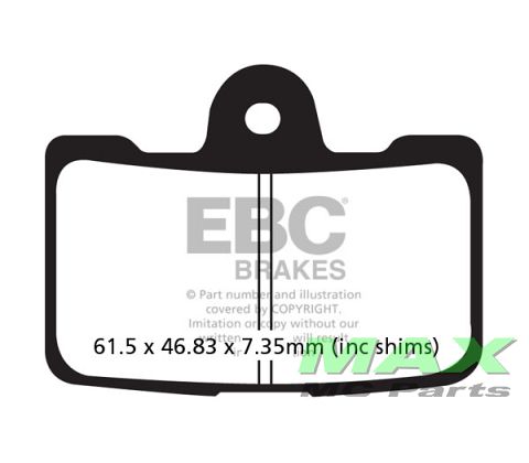 EBC Double- H Sintered Sportbike pad set