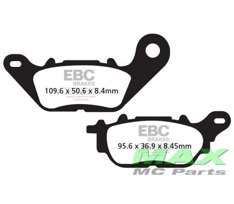 EBC Disc pad set FRONT(REAR) FA464