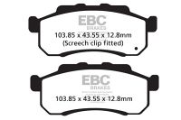 EBC Disc pad set FA476TT FRONT/REAR