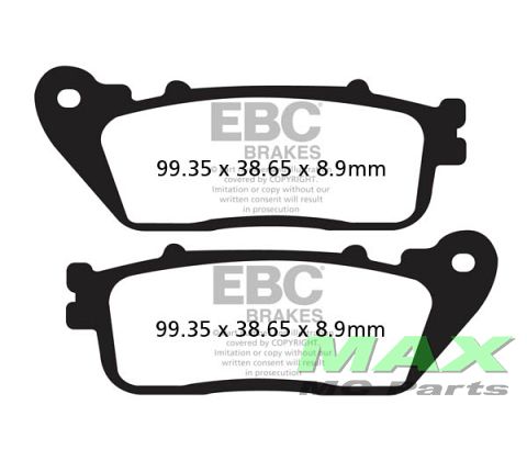 EBC Disc pad SINTER  REAR -FA488HH