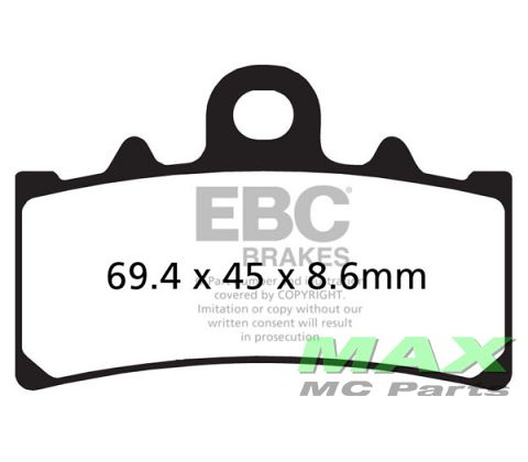 EBC Disc pad set FA606HH