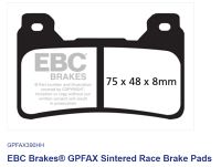 EBC RACE SINTERED FRONT RACE PADS