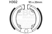 EBC grooved brake shoe set H302G