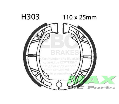 EBC Brake shoe set H303 DAX BAOTIAN