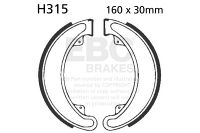 EBC Brake shoe set REAR H315 CB350 MVX25