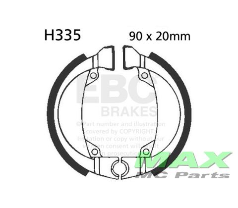 EBC Brake shoe set H335