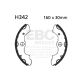 EBC grooved brake shoe set H342G