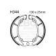 EBC grooved brake shoe set H344G