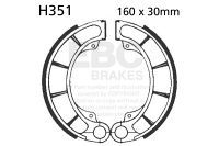 EBC grooved brake shoe set H351G
