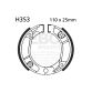 EBC Brake shoe set H353 EVT: H303