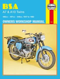 Haynes bog BSA A7 495CC A10 649CC