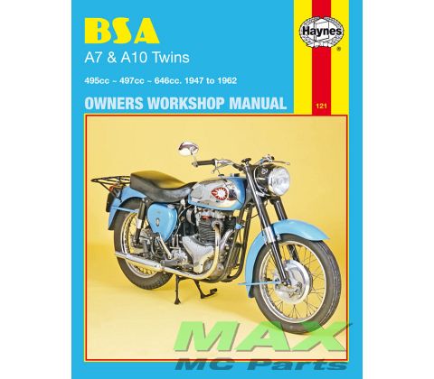 Haynes bog BSA A7 495CC A10 649CC