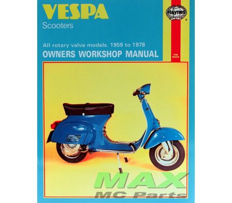 Haynes bog VESPA SCOOTERS 59-78
