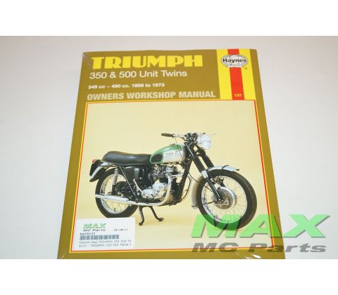 Haynes bog TRIUMPH 350 500 TWIN 58-73