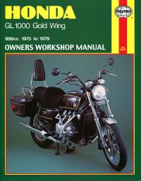 Haynes bog HONDA GL1000 GOLDWING 75-79