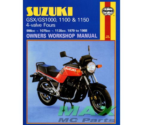 Haynes bog SUZUKI GS1000 GSX1100 GSX1150