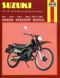 Haynes bog SUZUKI TS125 TS185 TS250 79-8