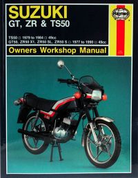 Haynes bog SUZUKI GT50 ZR50 TS50 77-90