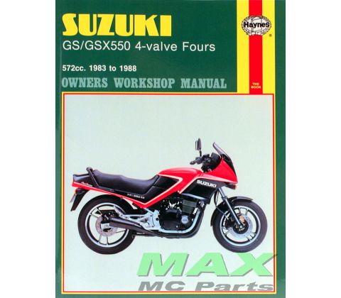 Haynes bog SUZUKI GS550F GSX550F 83-88