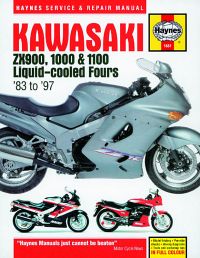 Haynes bog KAWASAKI GPZ900 ZX10 ZZR1100