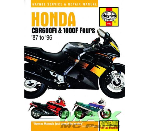 Haynes bog HONDA CBR600F CBR1000F 87-96