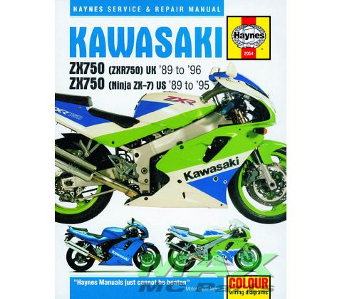 Haynes bog KAWASAKI ZXR750 ZX-7R 89-96