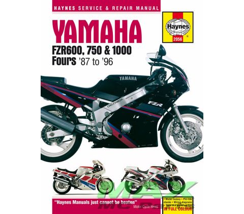 Haynes bog YAMAHA FZR600 FZR750 FZR1000