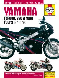 Haynes bog YAMAHA FZR600 FZR750 FZR1000
