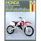 Haynes bog HONDA CR80 CR125 CR250 CR500