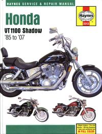 Haynes bog HONDA VT1100 SHADOW 85-07