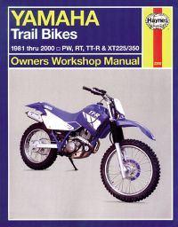 Haynes bog YAMAHA PW50 PW80 TTR25 -XT350