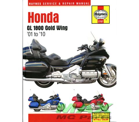 Haynes bog HONDA GL1800 GOLDWING 01-10