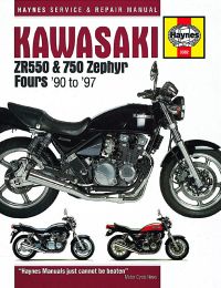 Haynes bog KAWASAKI ZR550 ZR750 ZEPHYR