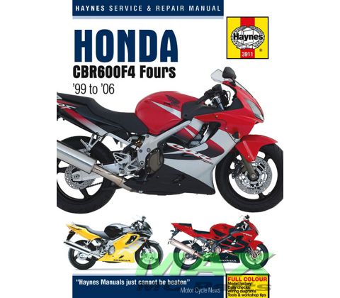 Haynes bog HONDA CBR600 F4 99-06