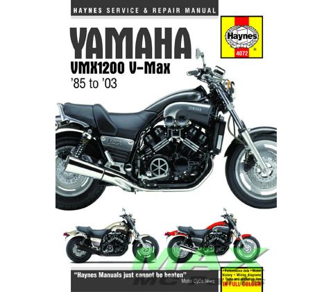 Haynes bog YAMAHA V-MAX 1200 VMX1200