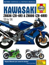Haynes bog KAWASAKI ZX-6R ZX636 03-06