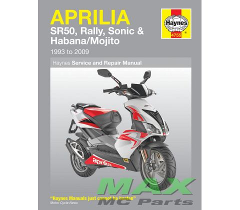 Haynes bog APRILIA SR50 SONIC RALLY HAB