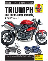 Haynes bog TRIUMPH 1050CC SPRINT TIGER