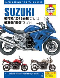 Haynes bog SUZUKI GSF650 GSX650 BANDIT