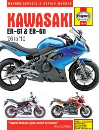Haynes bog KAWASAKI ER-6F ER-6N 06-16