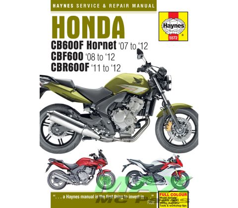 Haynes bog HONDA CB600HOR CBF600 CBR600