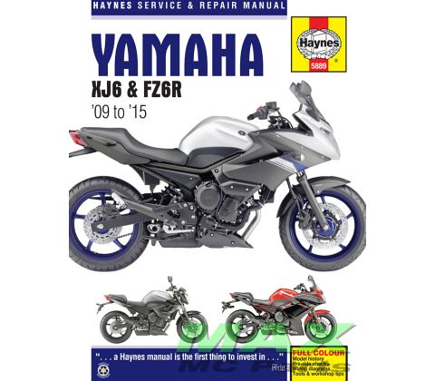 Haynes bog YAMAHA XJ6 FZ6R 09-15