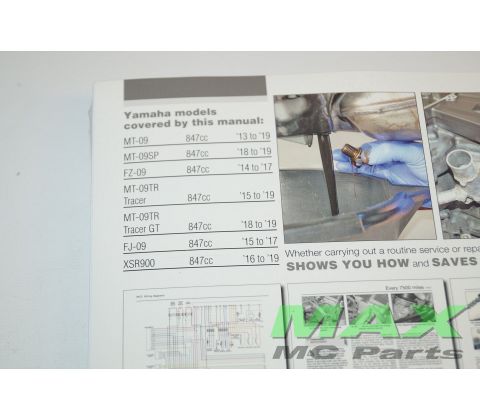 Haynes bog YAMAHA MT09 SR900 TRACER