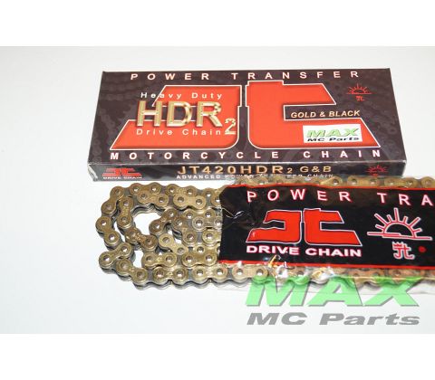 JT KÆDE 420HDR140R GOLD/BLACK HEAVY D
